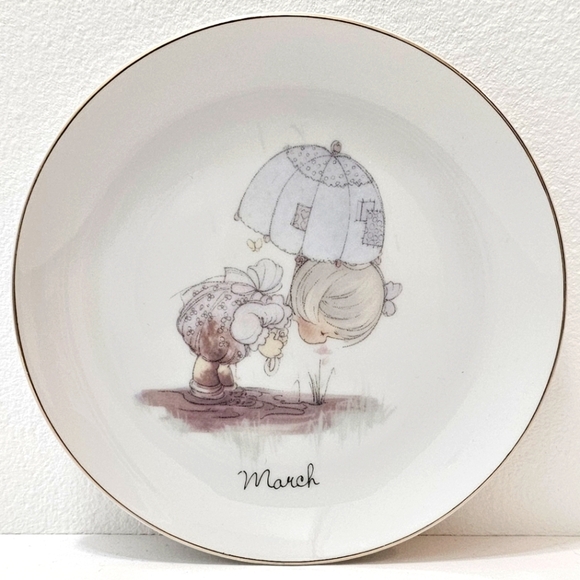 Precious Moments Months of the Year Plates - March - Picture 1 of 10
